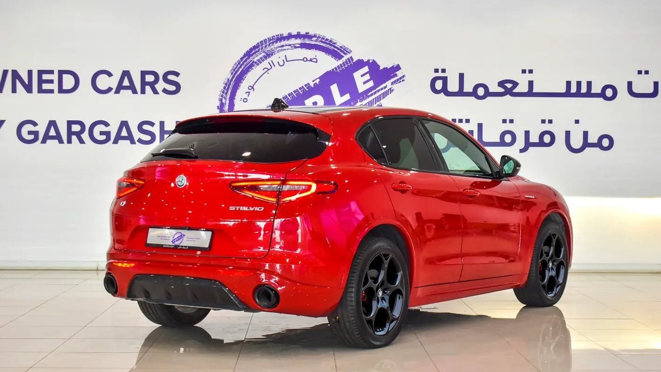 ألفا روميو ستيلفيو VELOCE 0% DP |AED 1,685/Month | | Veloce | | Gargash Warranty and Service