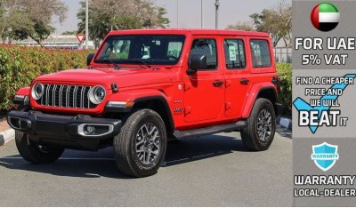 جيب رانجلر Unlimited Sahara I4 2.0L Turbo , 2024 GCC , 0Km , With 5Yrs Warranty & 3Yrs Service @Official Dealer