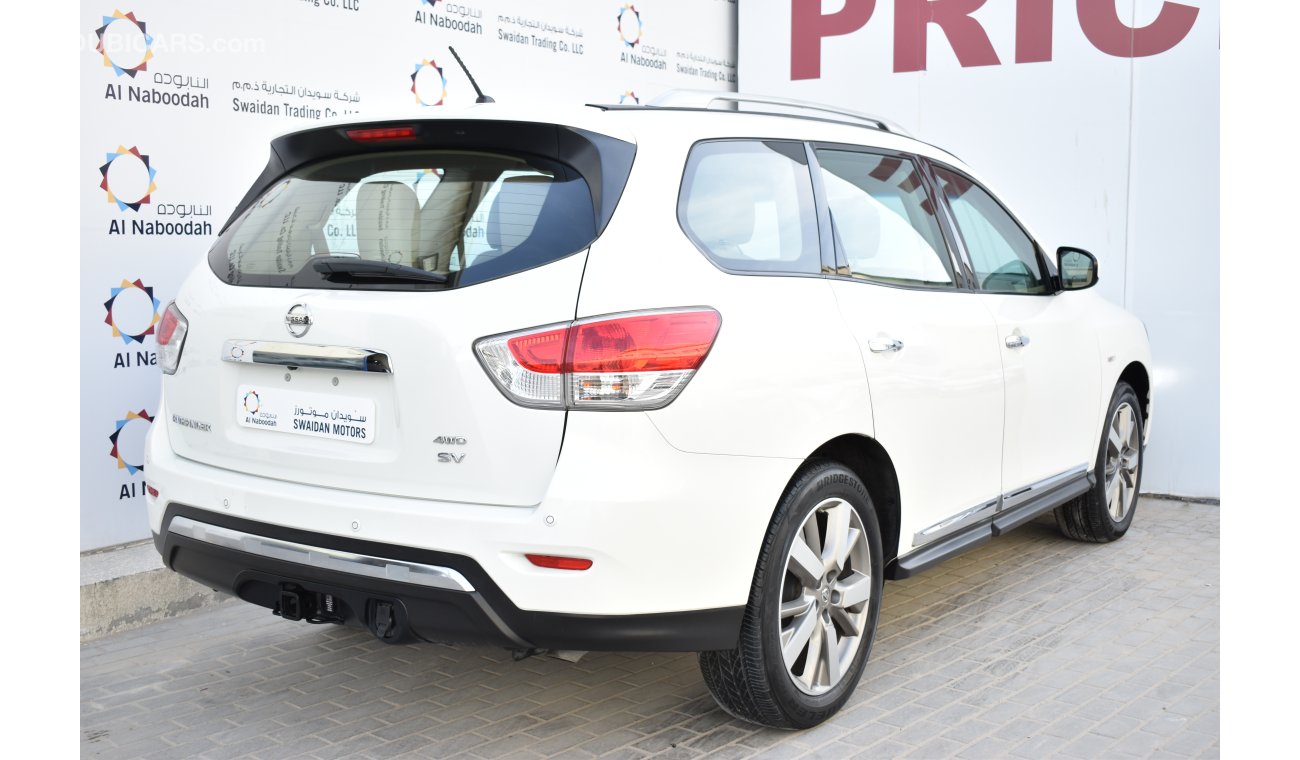 نيسان باثفايندر 3.5L SV 4WD V6 2015 GCC DEALER WARRANTY