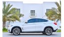 بي أم دبليو X6 xDrive50i M-Kit V8 | 2,428 P.M | 0% Downpayment | Full Option | Immaculate Condition