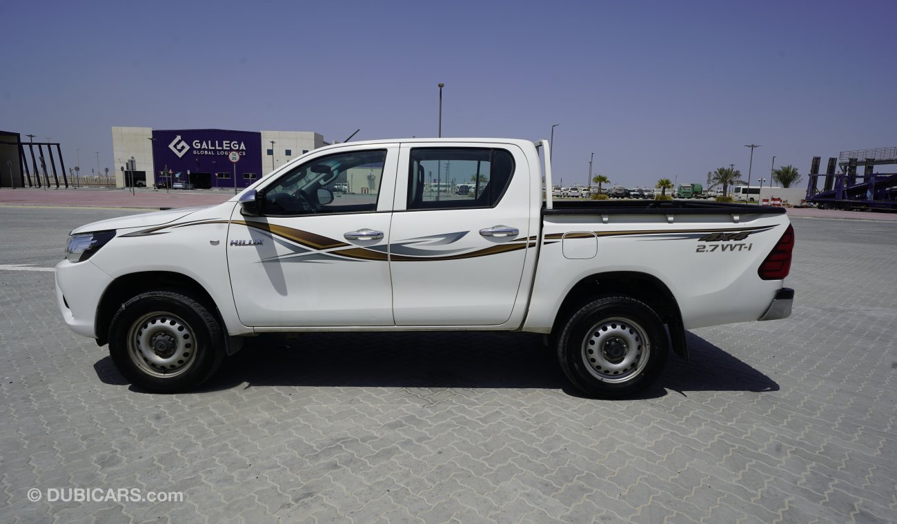 تويوتا هيلوكس DC 4x4 2.7cc Manual transmission, 2017 for sale(00386)