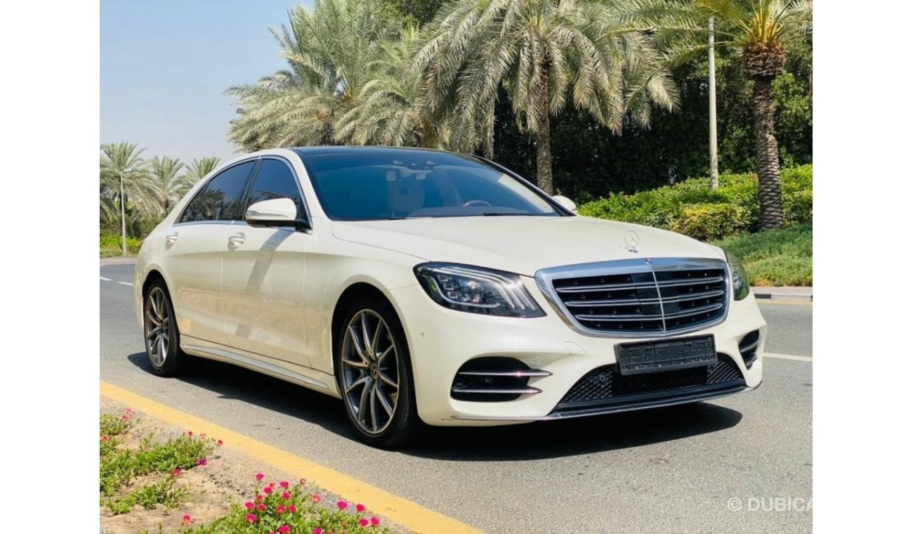 مرسيدس بنز S 560 مرسيدس بنز S560 خليجي2018 فل ابشن صبغ وكاله بحاله ممتازه