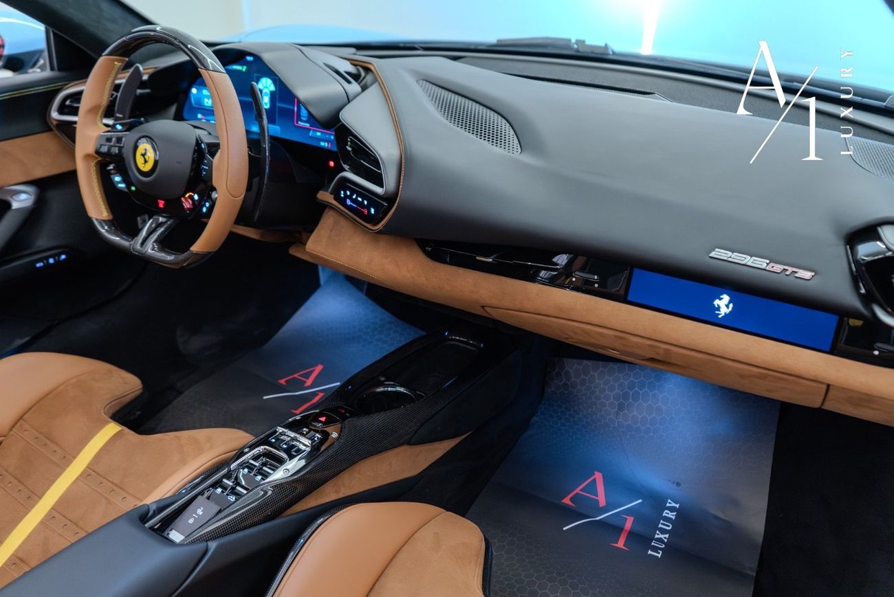 Ferrari 296 GTS 2025 Ferrari 296 GTS, With 7 Year Service Contract, Carbon Fibre Package, Fully Loaded, Europe Specs