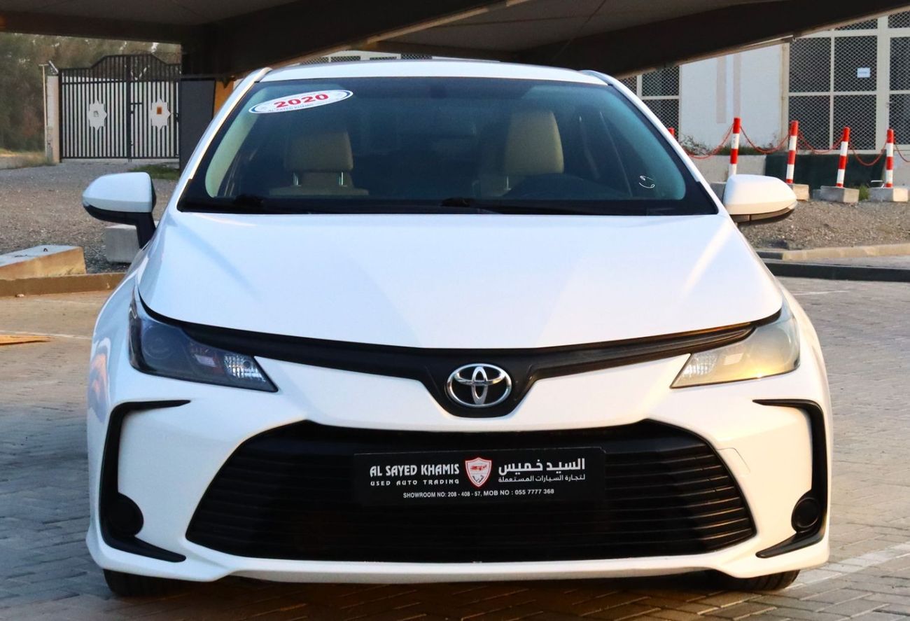 Toyota Corolla SE Toyota Corolla 2020 (GCC ) very good condition without accident original paint 1.6