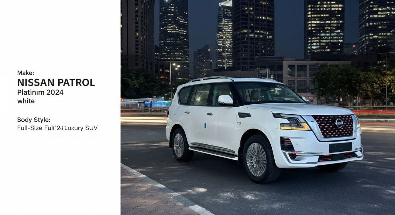 Nissan Patrol LE Platinum City Chrome PKG 5.6L