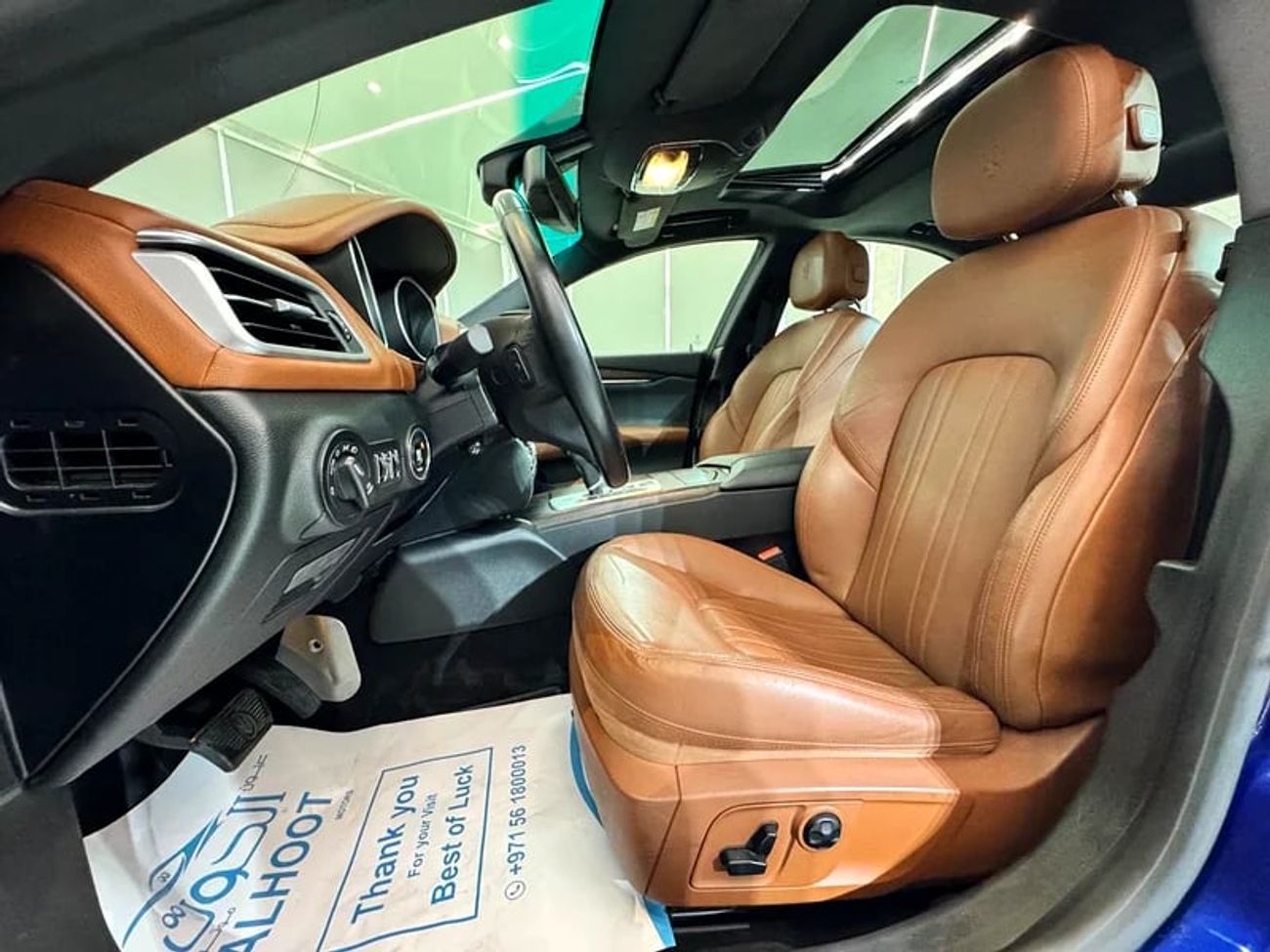 Maserati Ghibli S 3.0L AMAZING BLUE COLOR SQ4 V6 || GCC || FREE ACCIDENT || HIGHEST CATEGORY || LOW MILEAGE