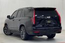 Cadillac Escalade Sport 6.2L 4WD 2023 Cadillac Escalade Sport Luxury, Agency Warranty And Service Pack, Full Service H