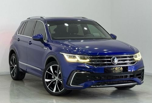 Volkswagen Tiguan R-Line 2.0L 2022 Volkswagen Tiguan R-Line, 1 Year Warranty, Full Service History, GCC