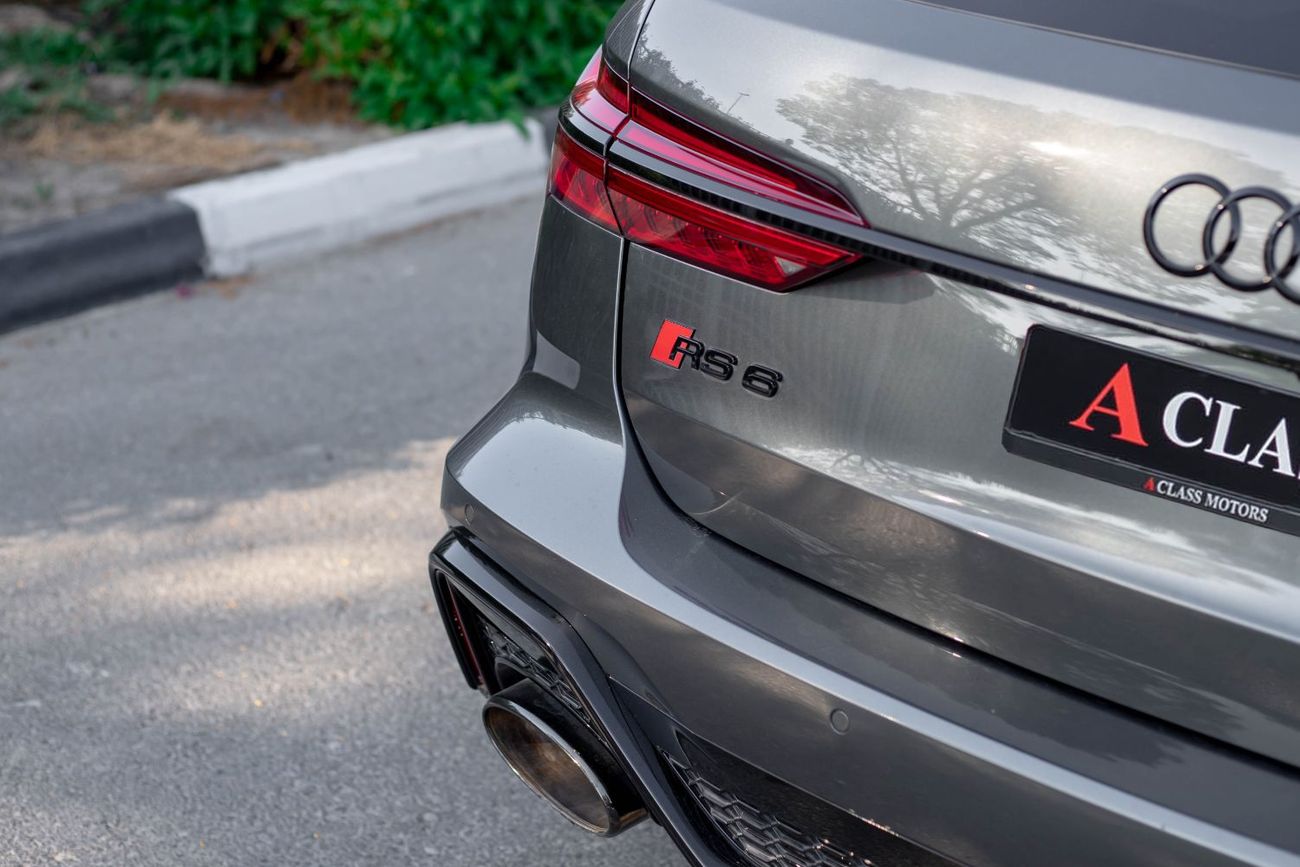أودي RS6 2024 Audi RS6 Performance with 4.0L twin-turbo V8, 621 hp, 627 lb-ft torque, 8-speed automatic 2024 
