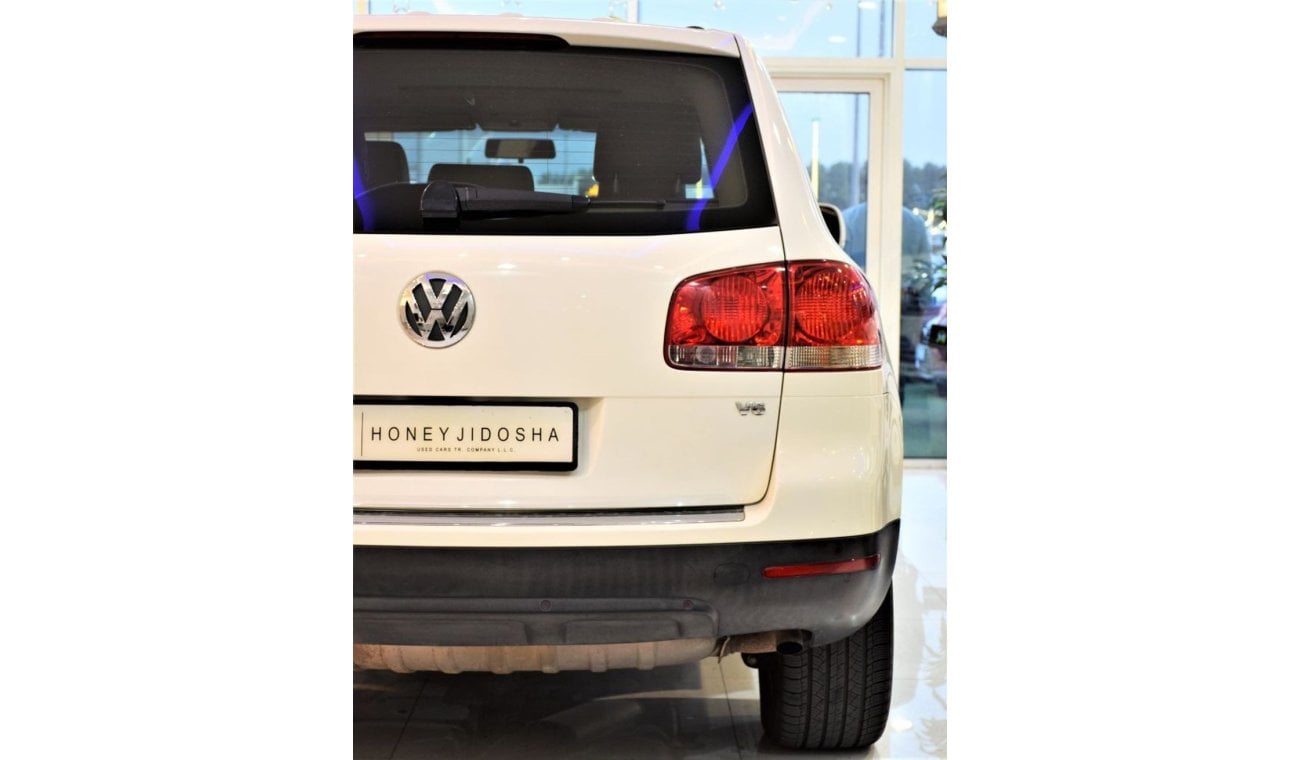 فولكس واجن طوارق AMAZING Volkswagen Touareg 2006 Model!! in White Color! GCC Specs