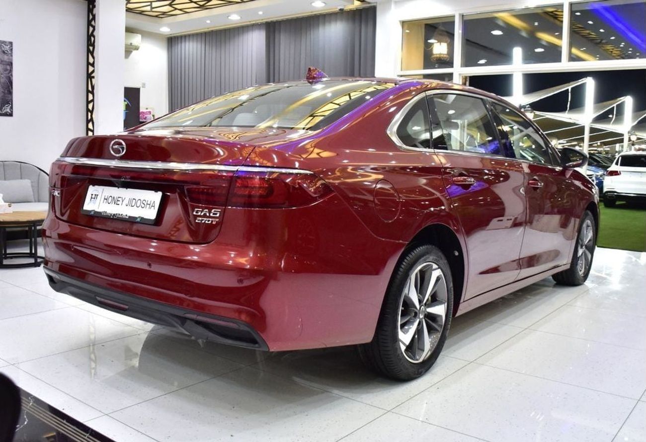 جي إي سي GA 6 EXCELLENT DEAL for our GAC GA6 270T ( 2022 Model ) in Red Color GCC Specs