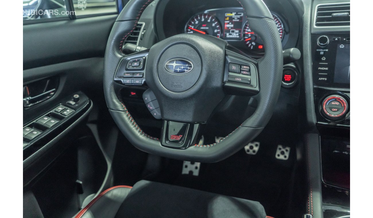 Subaru Impreza WRX 2019 Subaru WRX STI / Manual Transmission / Subaru 3 Year Warranty & Service Pack