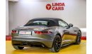 جاغوار F-Type Jaguar F-Type P300 2019 GCC under Agency Warranty with Zero Down-Payment.