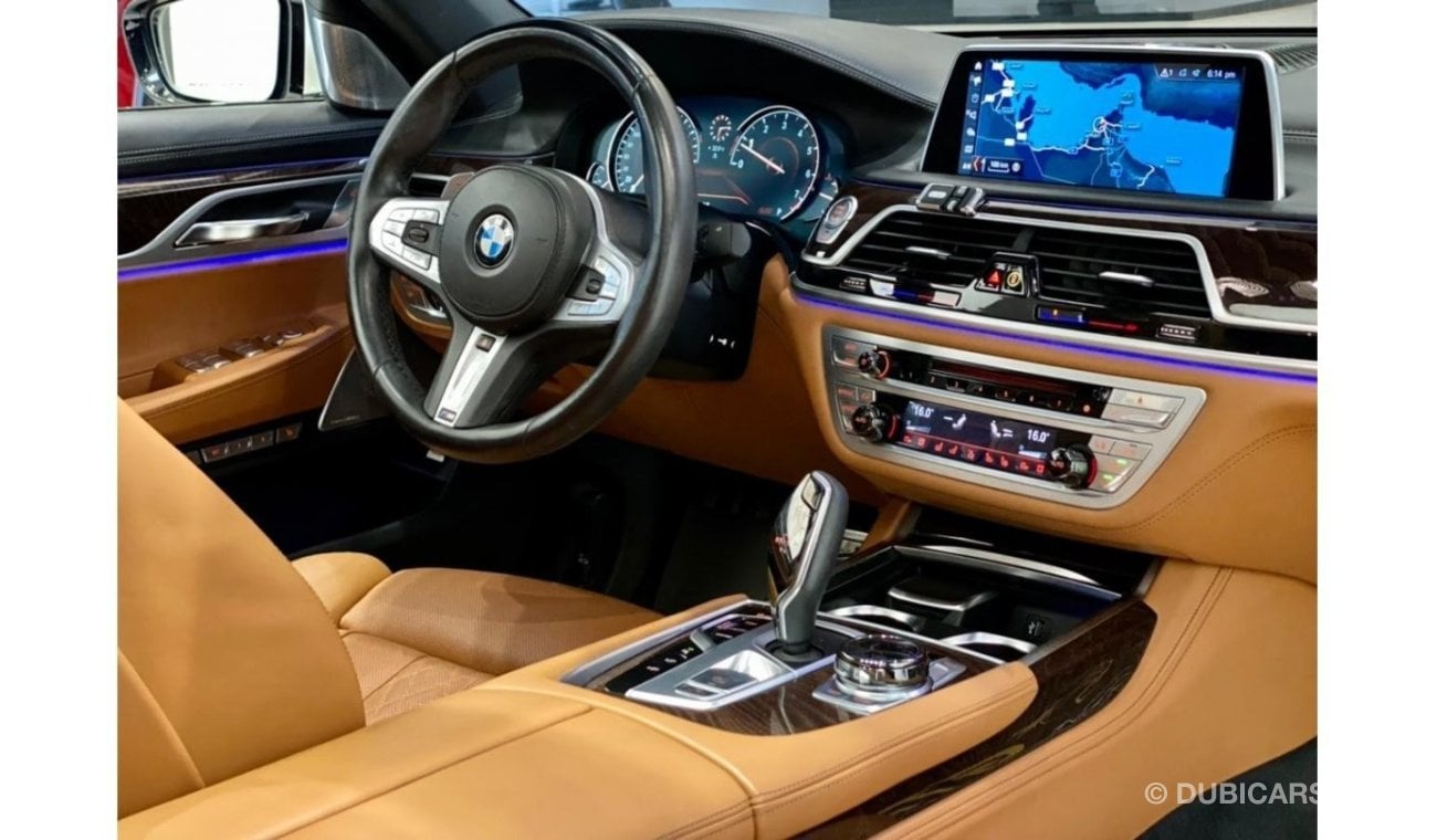 بي أم دبليو 750 2018 BMW 750Li M Sport Masterclass, BMW Warranty + Service Contract, Full Service History, GCC