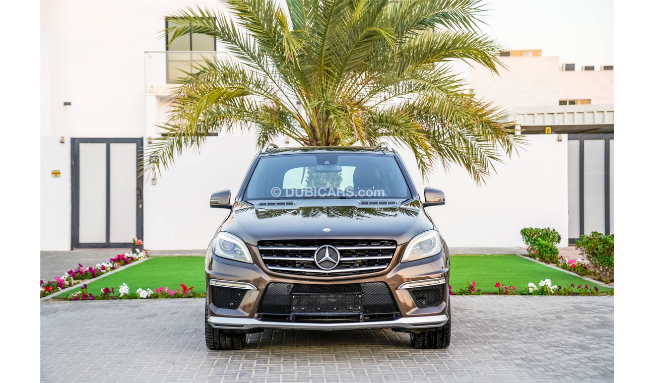 Mercedes-Benz ML 63 AMG - Fully Loaded! - Fully Agency Serviced! - Immaculate Condition! - AED 2,233 PM! - 0% DP