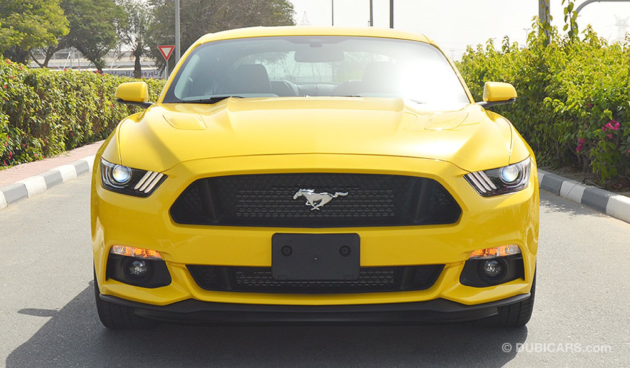 Ford Mustang GT Premium+, 5.0L V8 GCC, 0km w/ 3Years or 100K km Warranty and 60K km Service at AL TAYER