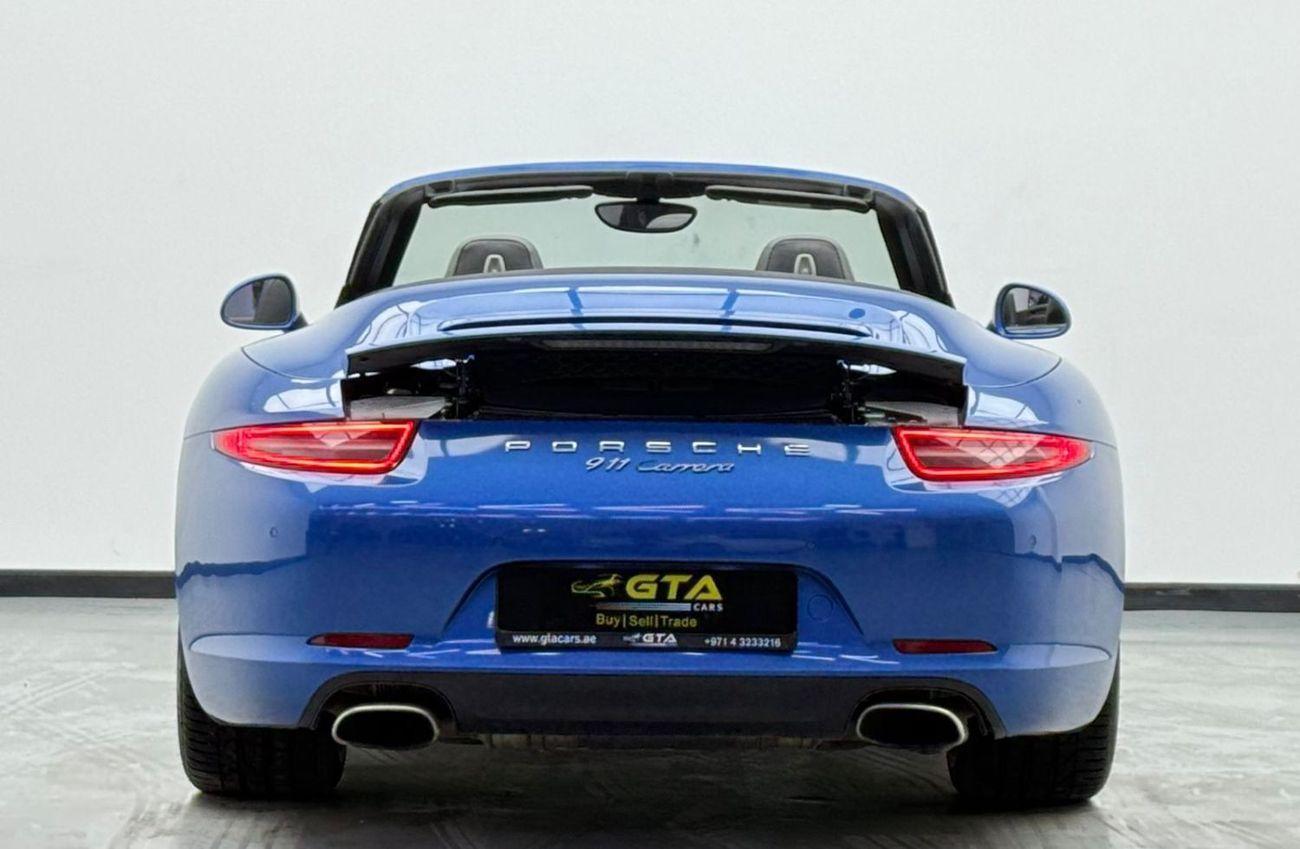 Porsche 911 Carrera 3.4L Convertible 2015 Porsche 911 Carrera, Service History, Excellent Condition, GCC