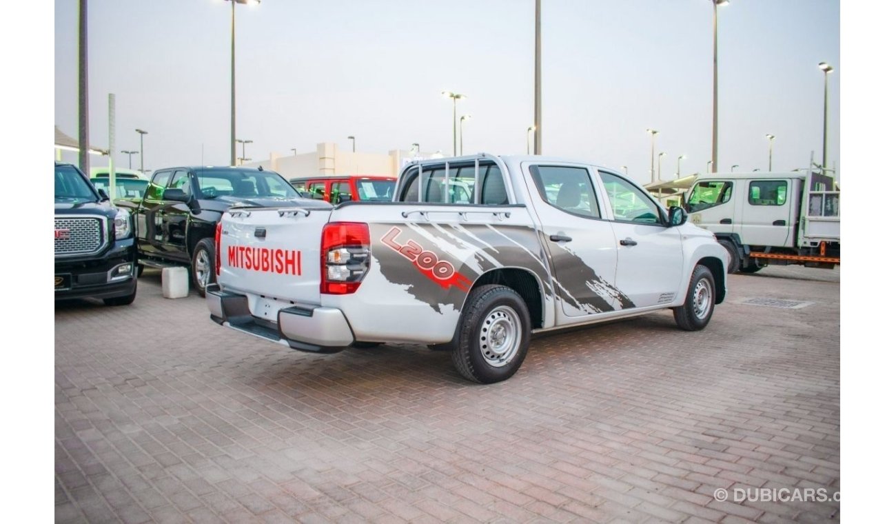 ميتسوبيشي L200 2019 | MITSUBISHI L200 4X2 | PICKUP DOUBLE CABIN | 5-SEATER | 4-DOORS | GCC | VERY WELL-MAINTAINED |