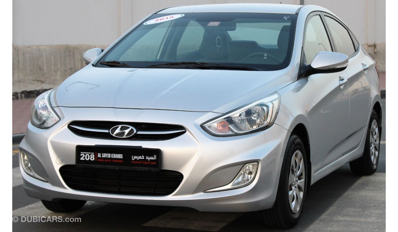 Hyundai Accent Hyundai Accent 2015 GCC in excellent condition without accidents, very clean from inside and outside