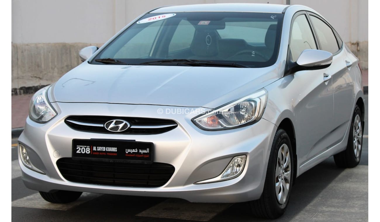 هيونداي أكسنت هيونداي أكسنت 2015 خليجي بحالة ممتازة بدون حوادث ونظيفة جدا من الداخل والخارج