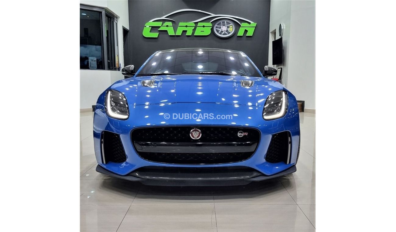 Jaguar F Type JAGUAR F-TYPE SVR 2018 IN IMMACULATE CONDITION UNDER WARRANTY AND SERVICE CONTRACT TILL 10/2024