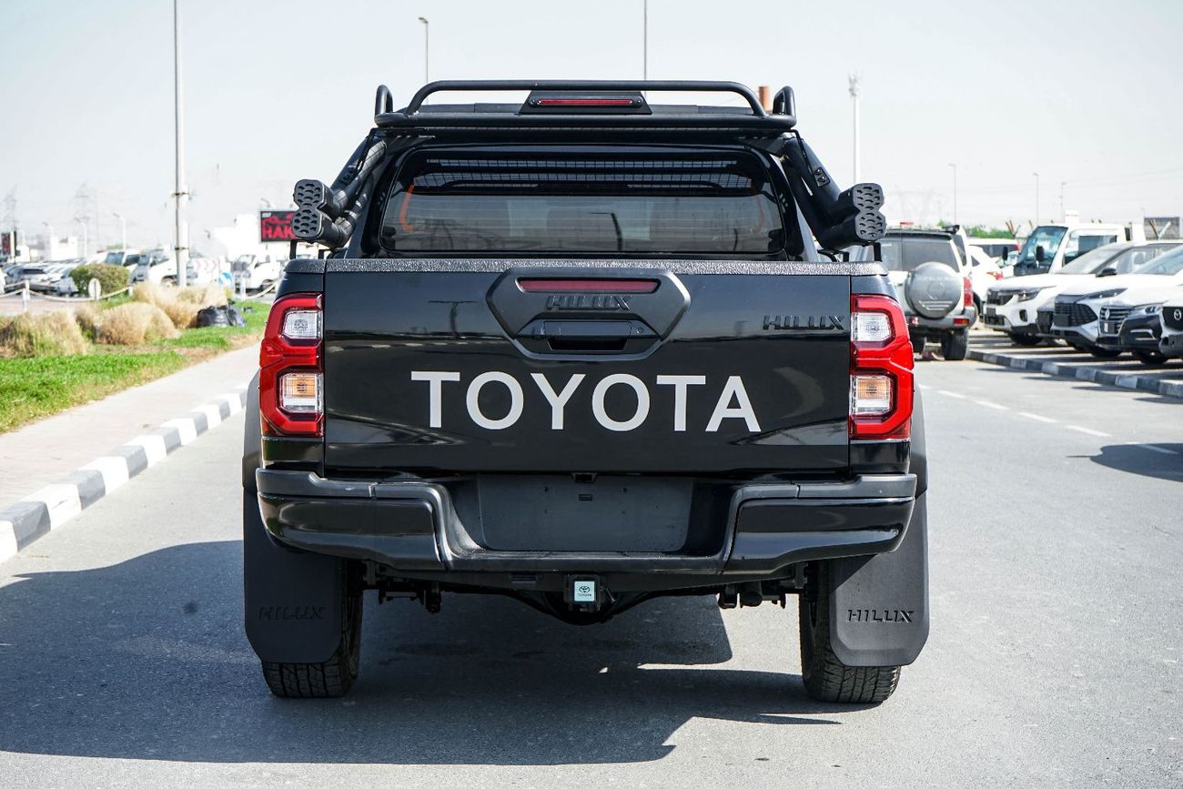 تويوتا هيلوكس The Toyota Hilux is a famously tough and versatile pickup truck, known for its rugged reliability an