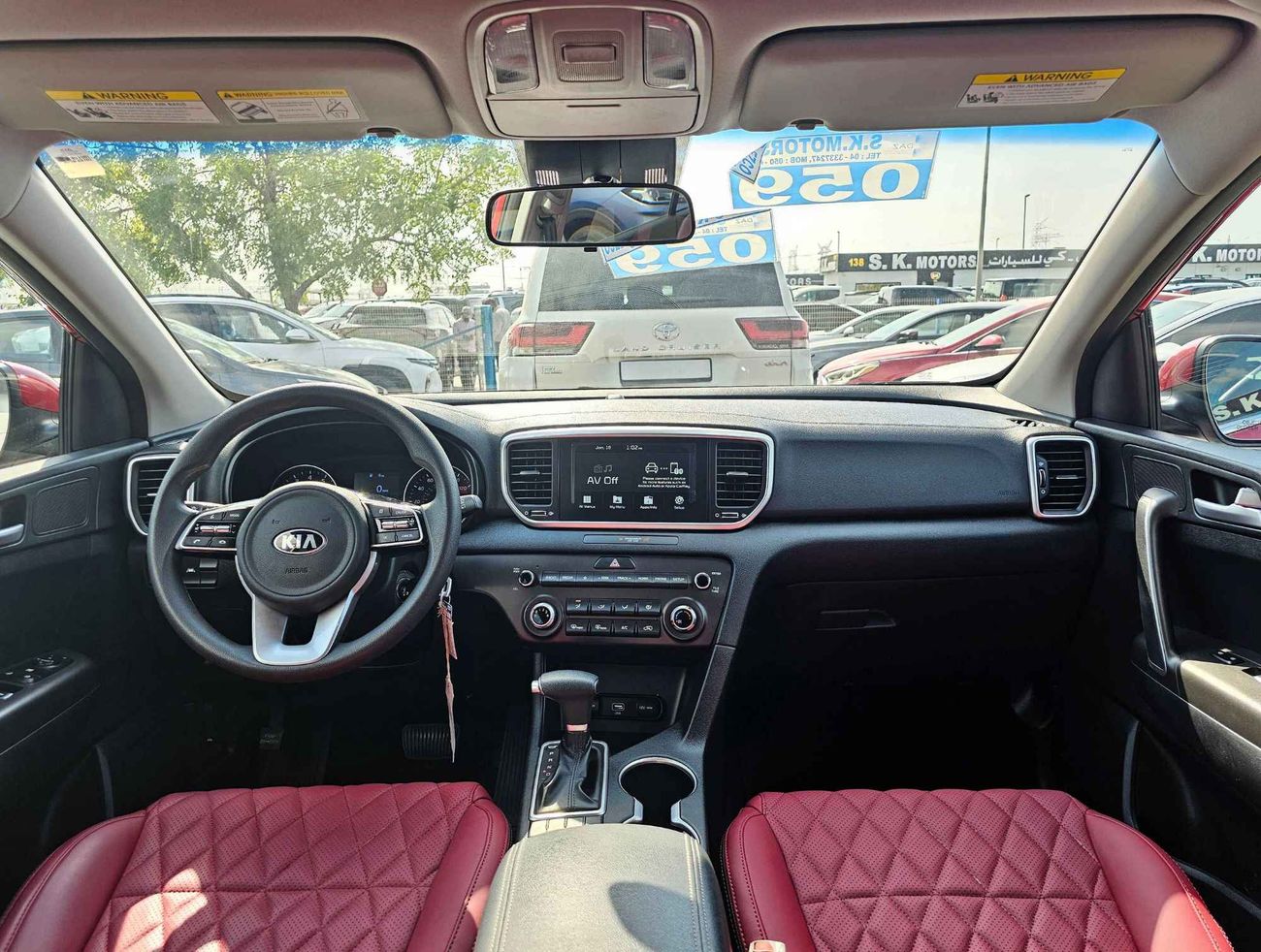 كيا سبورتيج LX // 659 AED Monthly // MID OPT // ORG AIRBAG (LOT # 37452)