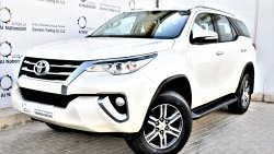 Toyota Fortuner 2.7L EXR 2016 GCC GCC 1YR/20K SERVICE CONTRACT DEALER WARRANTY