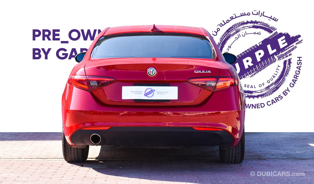 Alfa Romeo Giulia S - Service History, Warranty, Certified & Sold by Purple Pre-Owned Gargash Motors