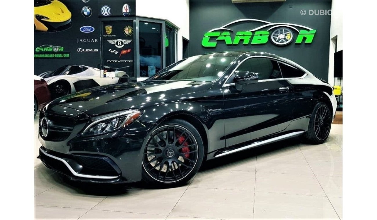 Mercedes-Benz C 63 Coupe SPECIAL OFFER MERCEDES C63 S COUPE 2017 MODEL WITH 67000 KM ONLY FOR 175 K AED