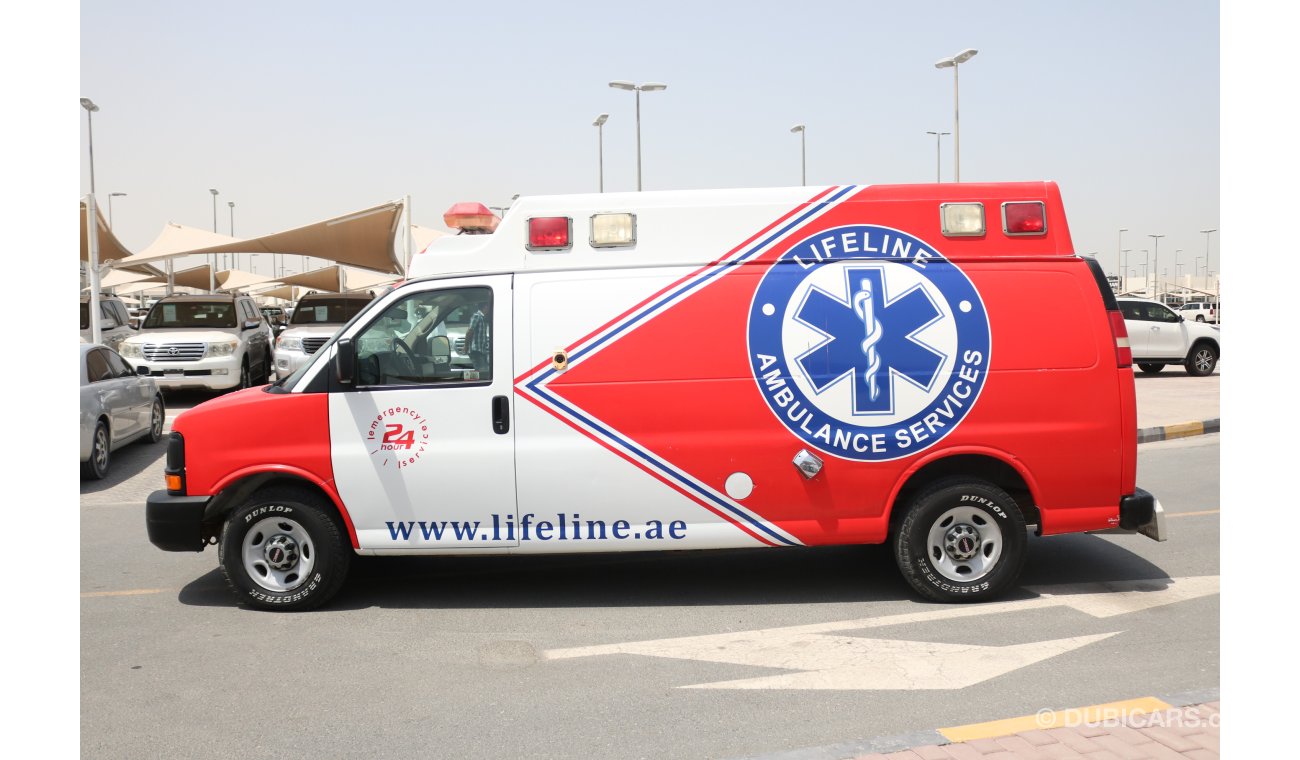GMC Savana FULLY EQUIPPED AMBULANCE 2009 WITH GCC SPECS