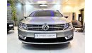 Volkswagen CC Under warranty Full Service History Volkswagen Passat CC 2016 Model GCC Specs