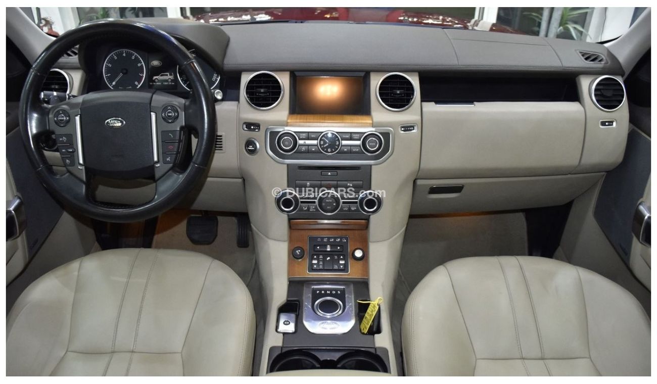 Land Rover Discovery EXCELLENT DEAL for our Land Rover LR4 SCV6 HSE ( 2015 Model ) in Red Color GCC Specs
