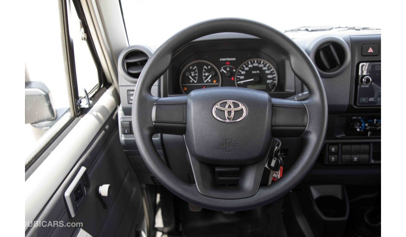 Toyota Land Cruiser 2024 Toyota LC78 4.5 HT 3DR - White inside Bluish Grey