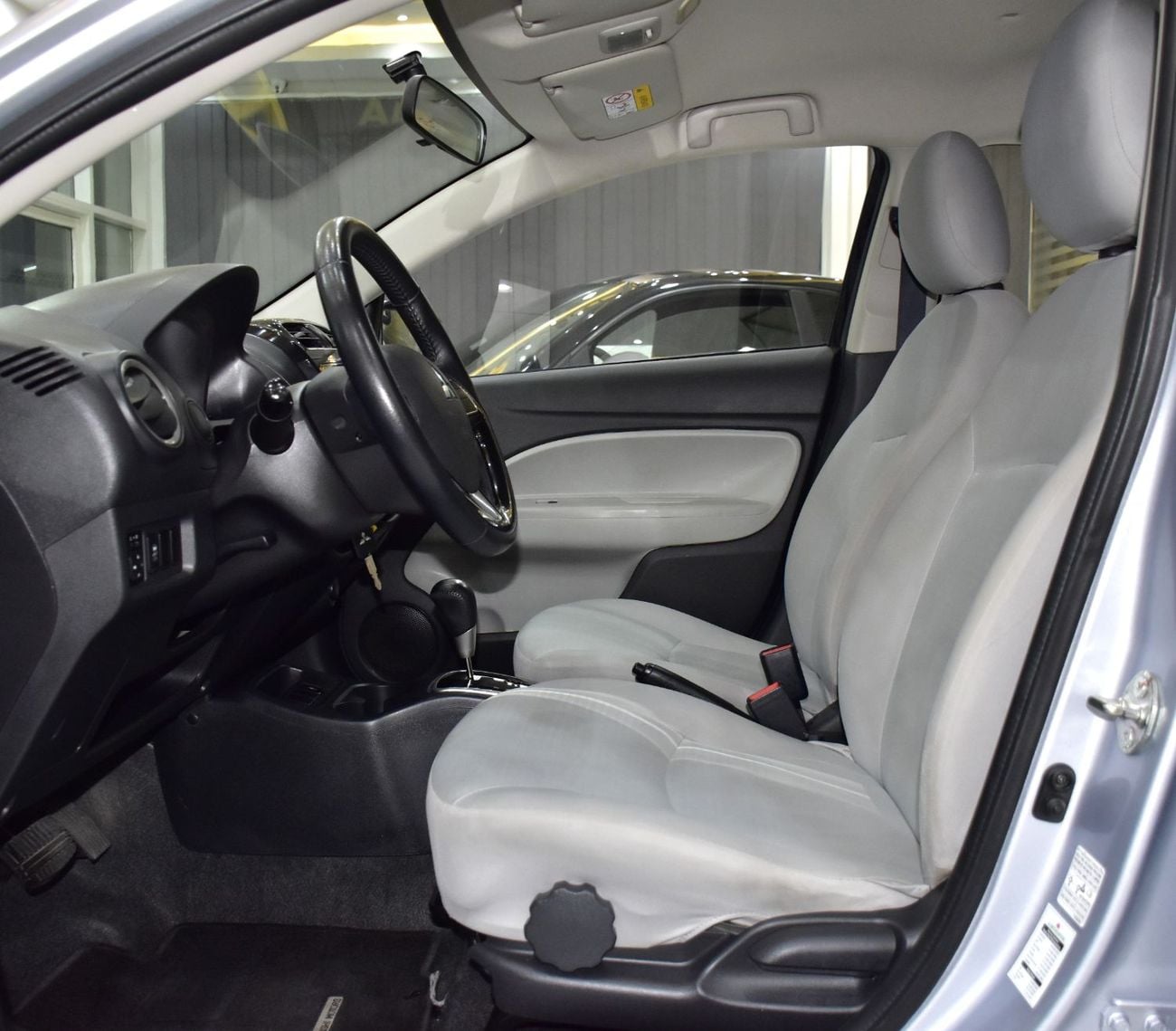 Mitsubishi Attrage EXCELLENT DEAL for our Mitsubishi Attrage ( 2021 Model ) in Silver Color GCC Specs
