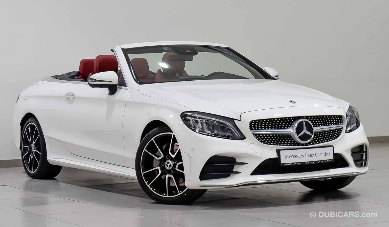 Mercedes-Benz C 200 Coupe Cabrio with Red Soft Top low mileage