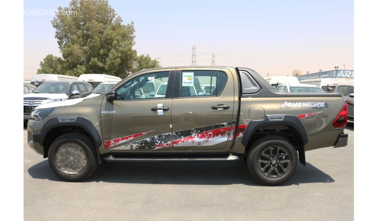 تويوتا هيلوكس 2022 | ADVENTURE 2.8 L D/C DSL FULL OPTION 360 CAMERA WITH GCC SPECS EXPORT ONLY