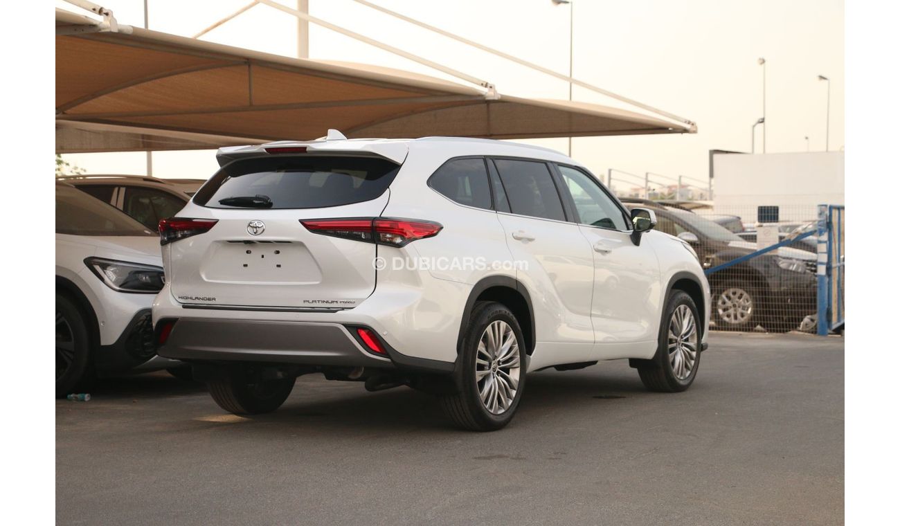 Toyota Highlander 2.4L Turbo Platinum 2023 model available for export