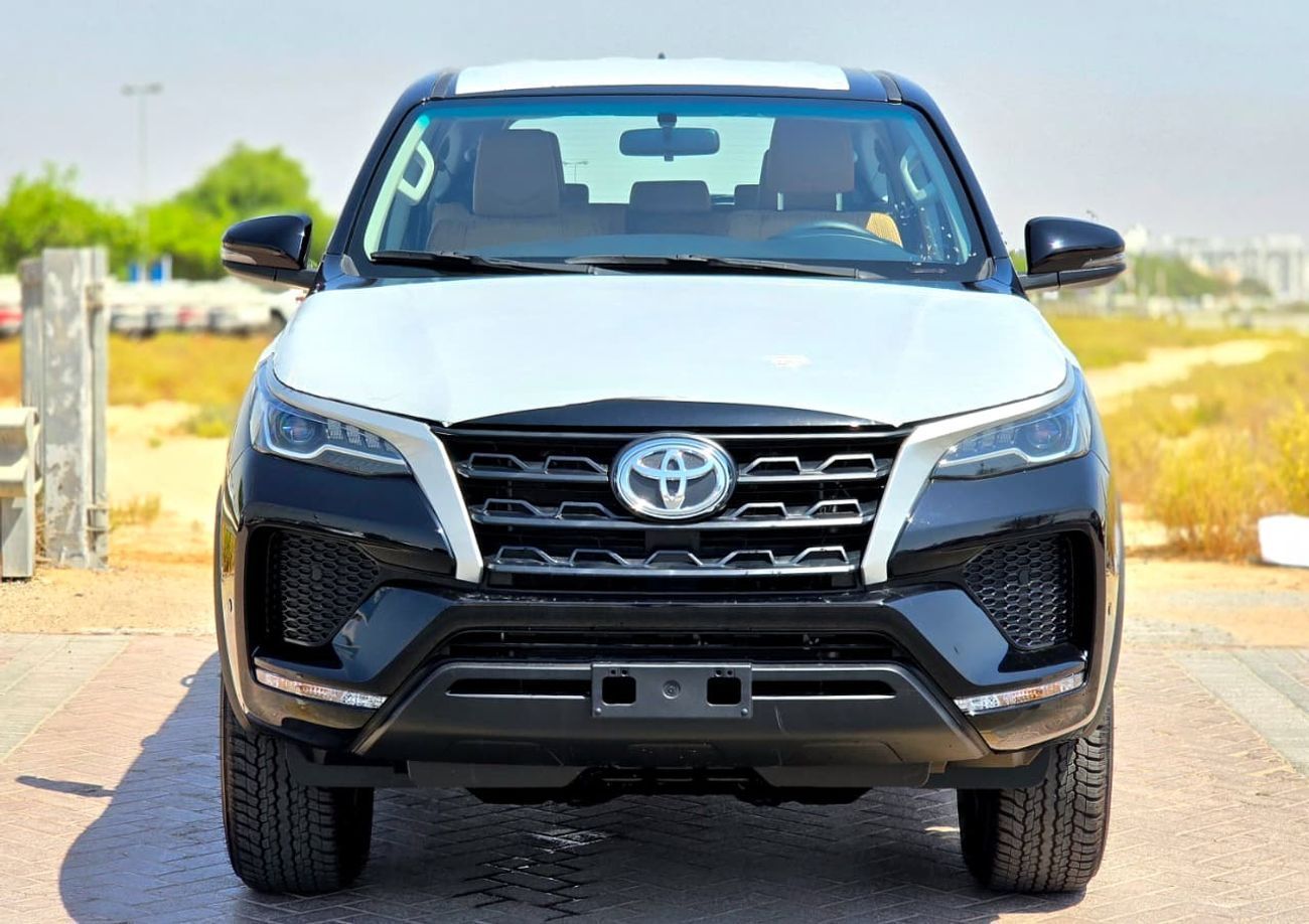 Toyota Fortuner TOYOTA FORTUNER PETROL 2.7 - MANUAL A.C - ALLOY WHEELS - 2025 MODEL - BLACK INSIDE BROWN - GCC SPE