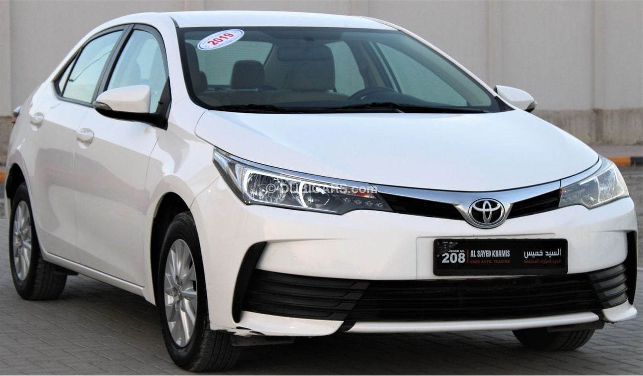 تويوتا كورولا تويوتا كورولا 2019 خليجي رقم 2 أبيض 2.0 بحالة ممتازة بدون حوادث نظيفه جدا من الداخل والخارج