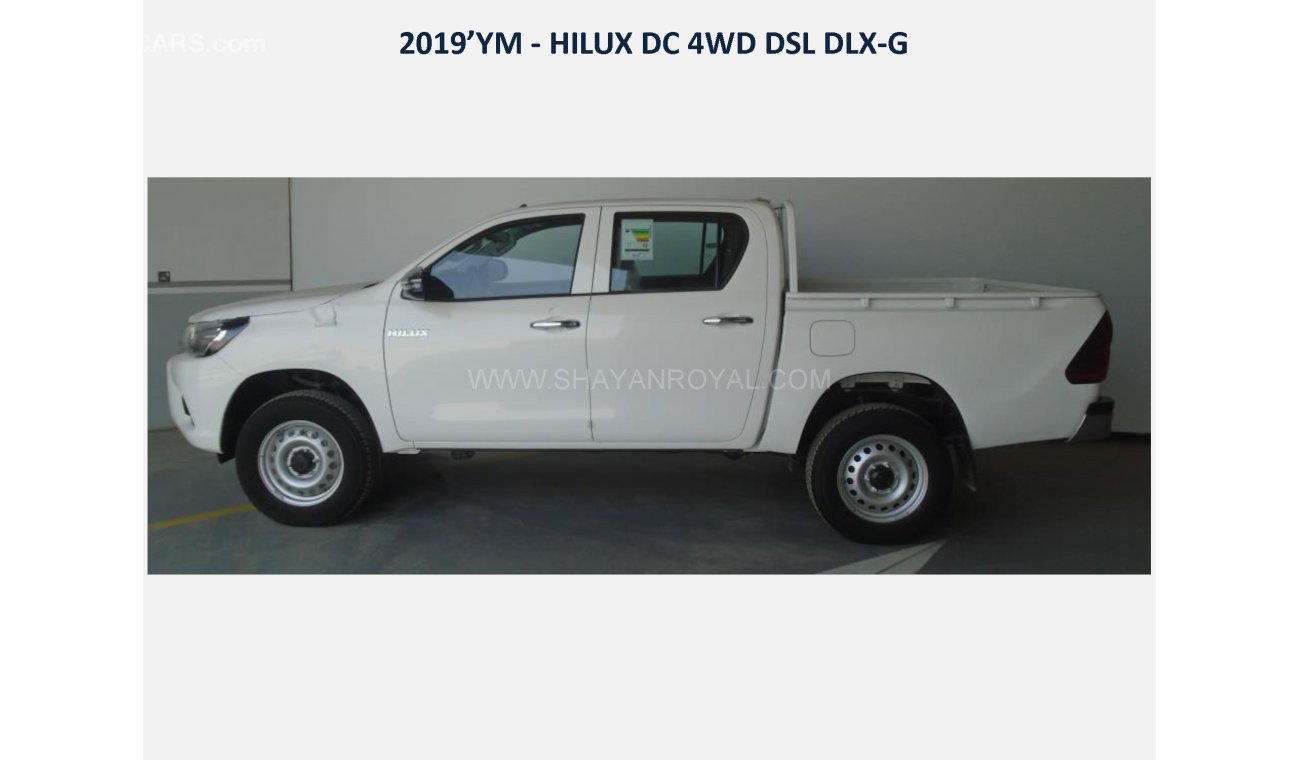 Toyota Hilux D/C 2.4L 4WD Diesel DLX-G 2019 ( Export Only )