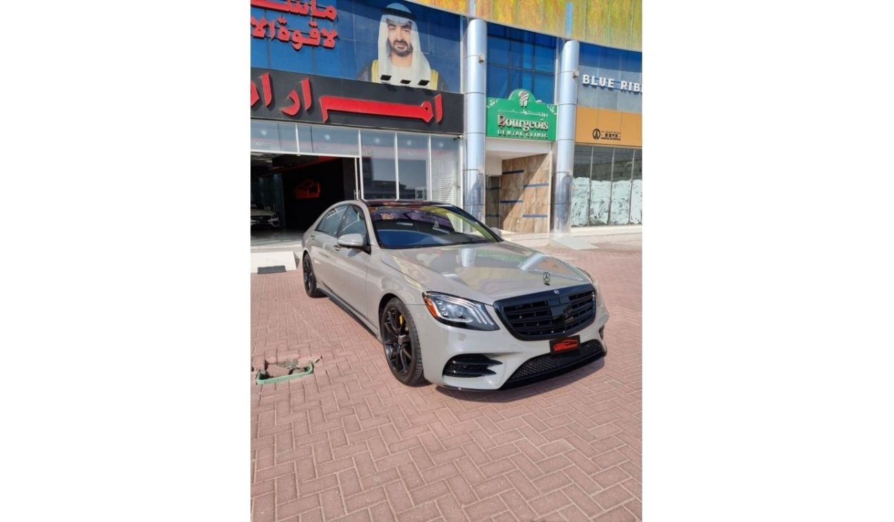 مرسيدس بنز S 450 MERCEDES S-450-2018-LOW MILEGE-15100 KM/NARDO GRAY-SPECIAL COLOUR