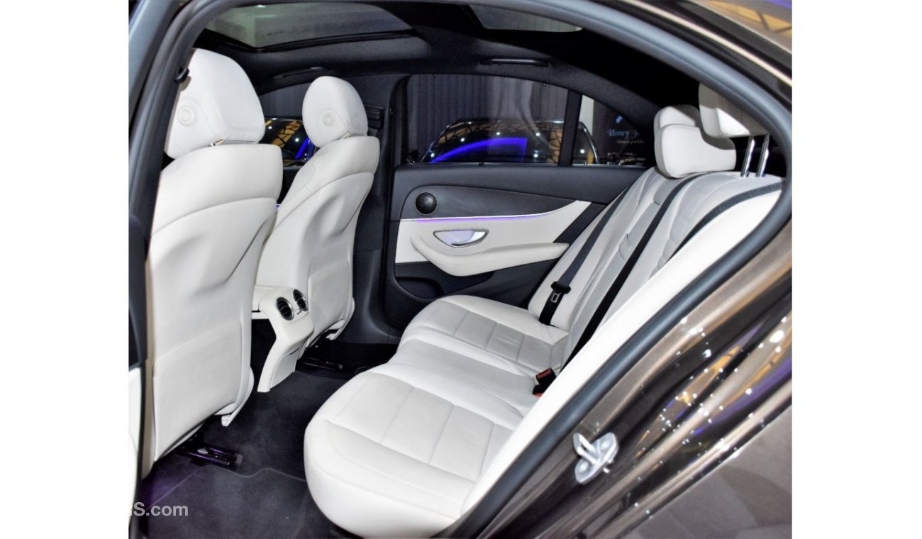 مرسيدس بنز E200 EXCELLENT DEAL for our Mercedes Benz E200 ( 2017 Model ) in Brown Color GCC Specs