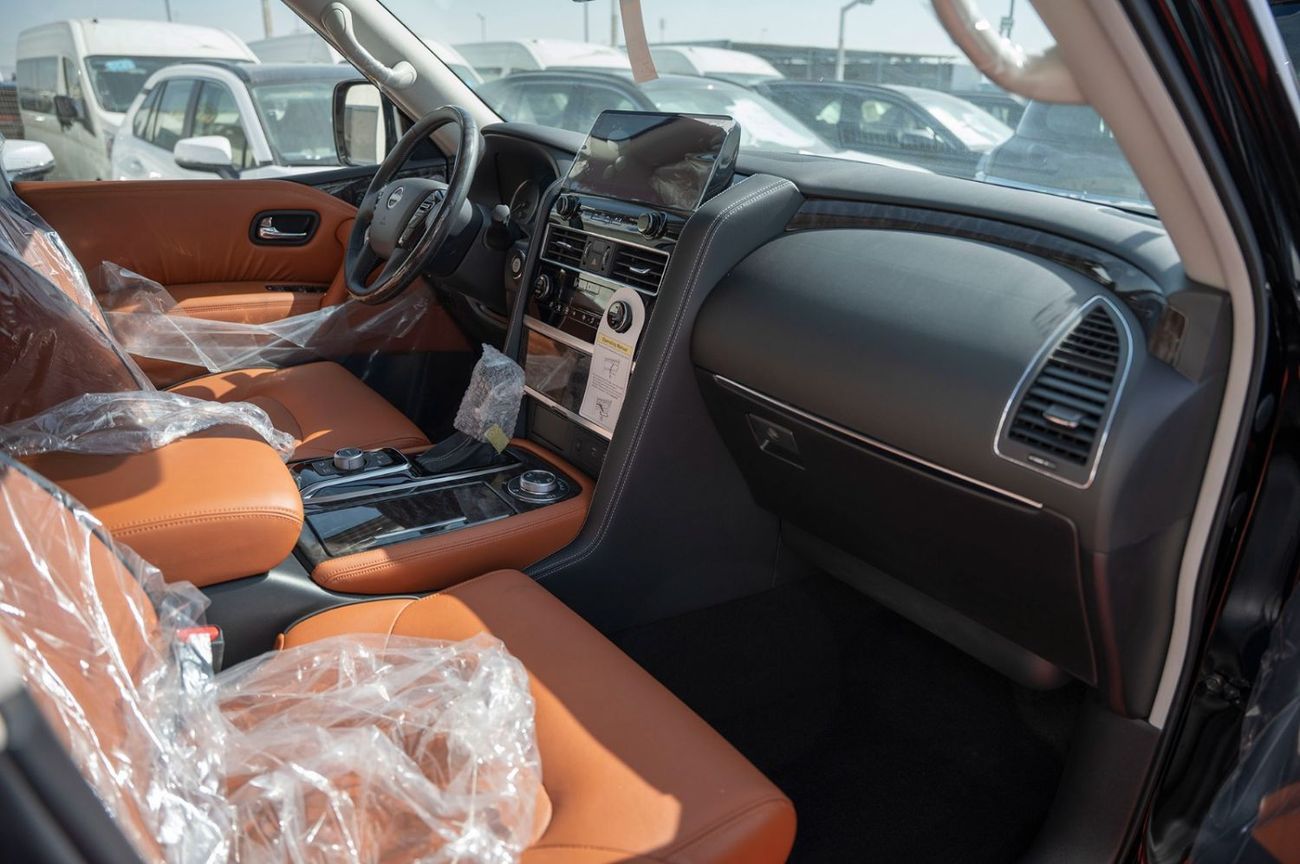 نيسان باترول LE T3 5.6L 2024 Nissan Patrol LE V8 5.6L petrol - Black -orange
