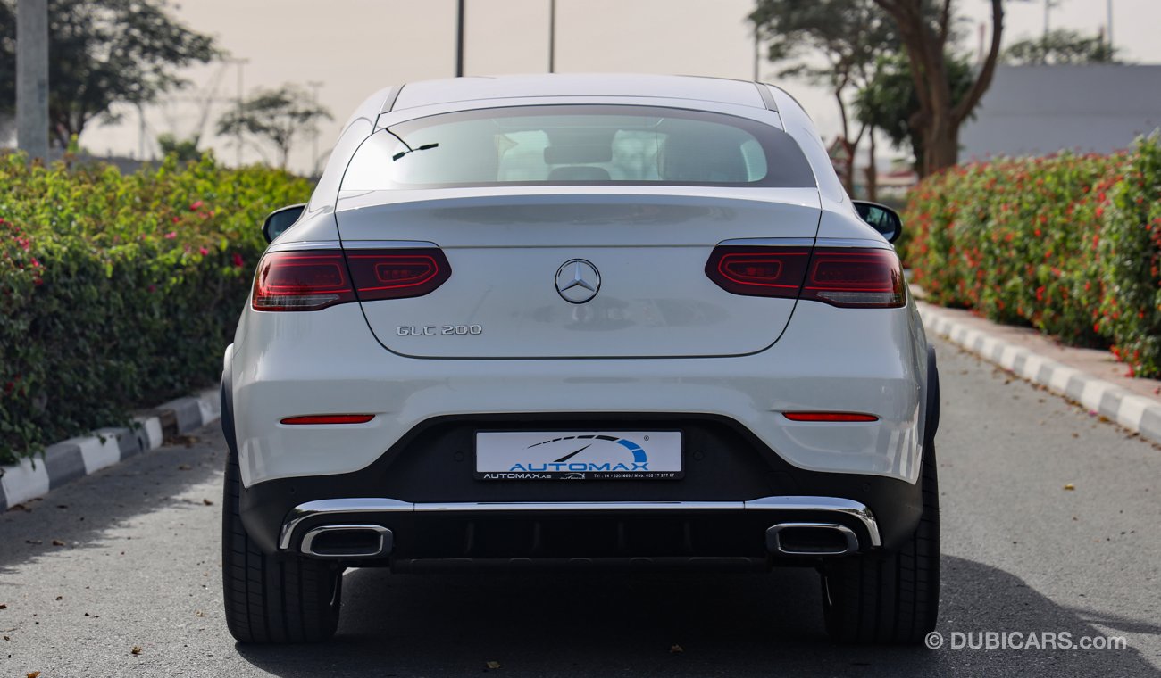 مرسيدس بنز GLC 200 AMG Coupe RWD 2021 GCC 0km W/ 2Yrs Unlimited Mileage Warranty @ Dealer