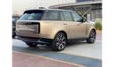 Land Rover Range Rover GOLD COLOR GCC SPEC UNDER WARRANTY AND SERVICE