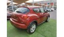 Nissan Juke NISSAN JUK MODEL 2014 GCC RED COULOUR VERY CONDITION