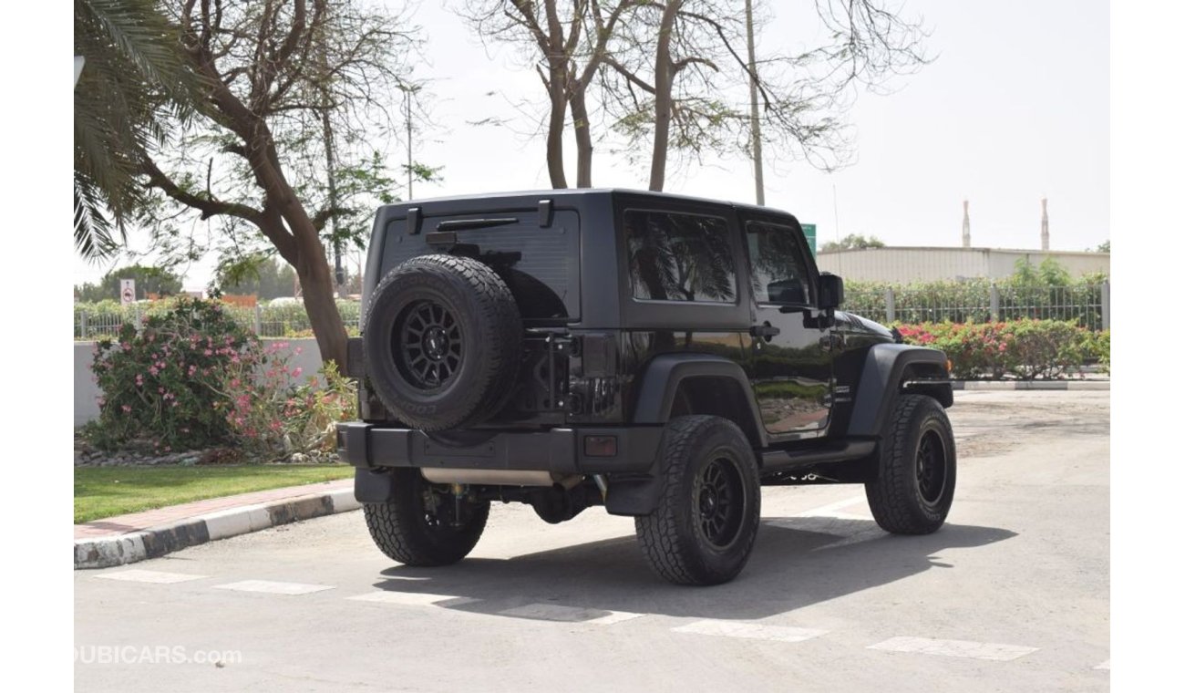 جيب رانجلر ORIGINAL PAINT - UNDER WARRANTY - SUSPENSION BOX