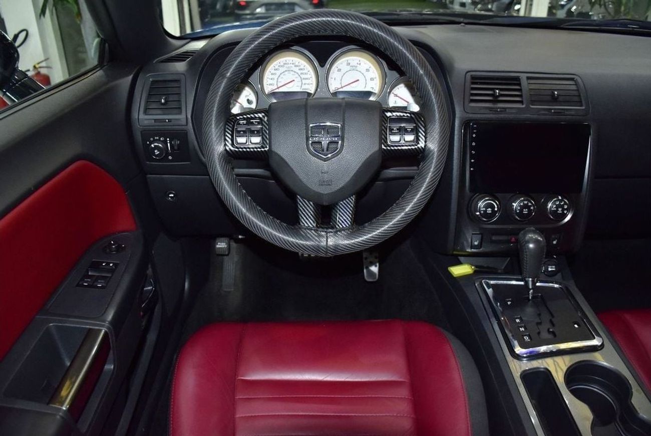 دودج تشالينجر EXCELLENT DEAL for our Dodge Challenger V6 ( 2014 Model ) in Black Color GCC Specs