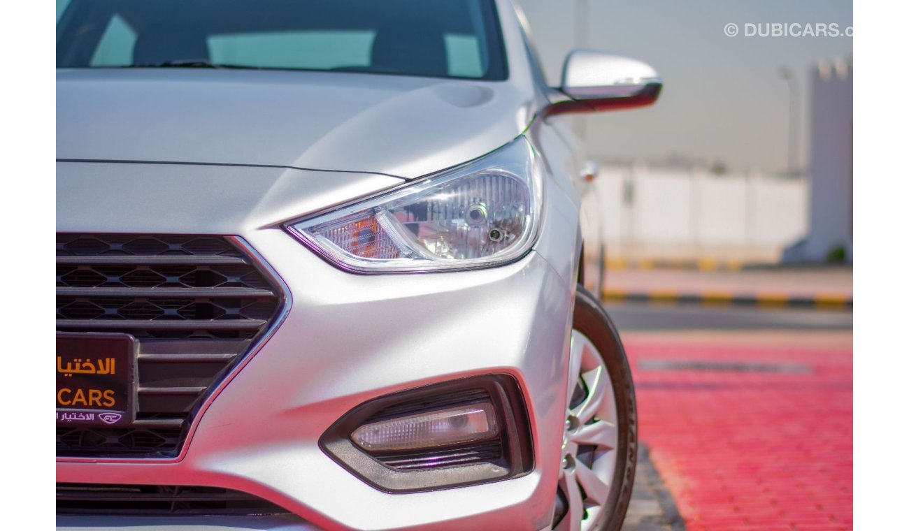 Hyundai Accent GL GL 2019 | HYUNDAI ACCENT | 1.6L V4 | SALOON 5-SEATER | GCC | FULL-SERVICE HISTORY FROM AUTHORIZED